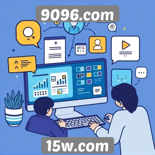 Recursos interativos no site 9096.com